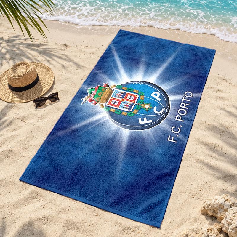 FC Porto Microfiber Beach Towel Quick Dry Sand Free Lightweight Beach Towels for Travel Swimming Camping