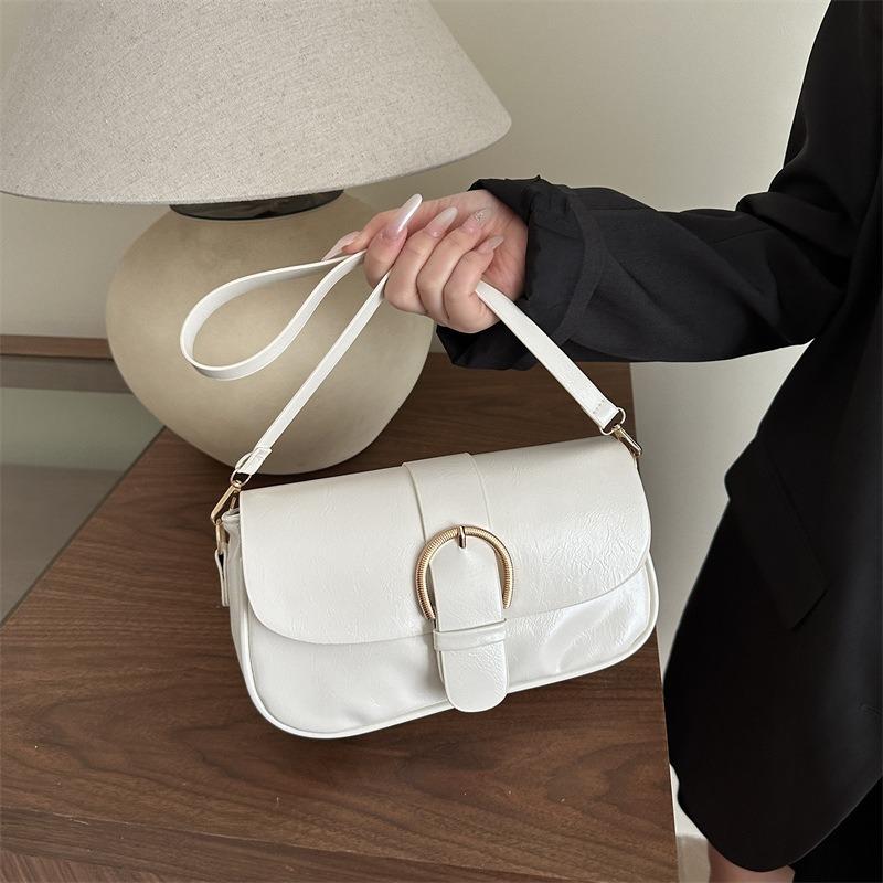 Retro Underarm Saddle Bag Niche Bag Women's Spring and Autumn New Fashion Versatile Shoulder Messenger Bag