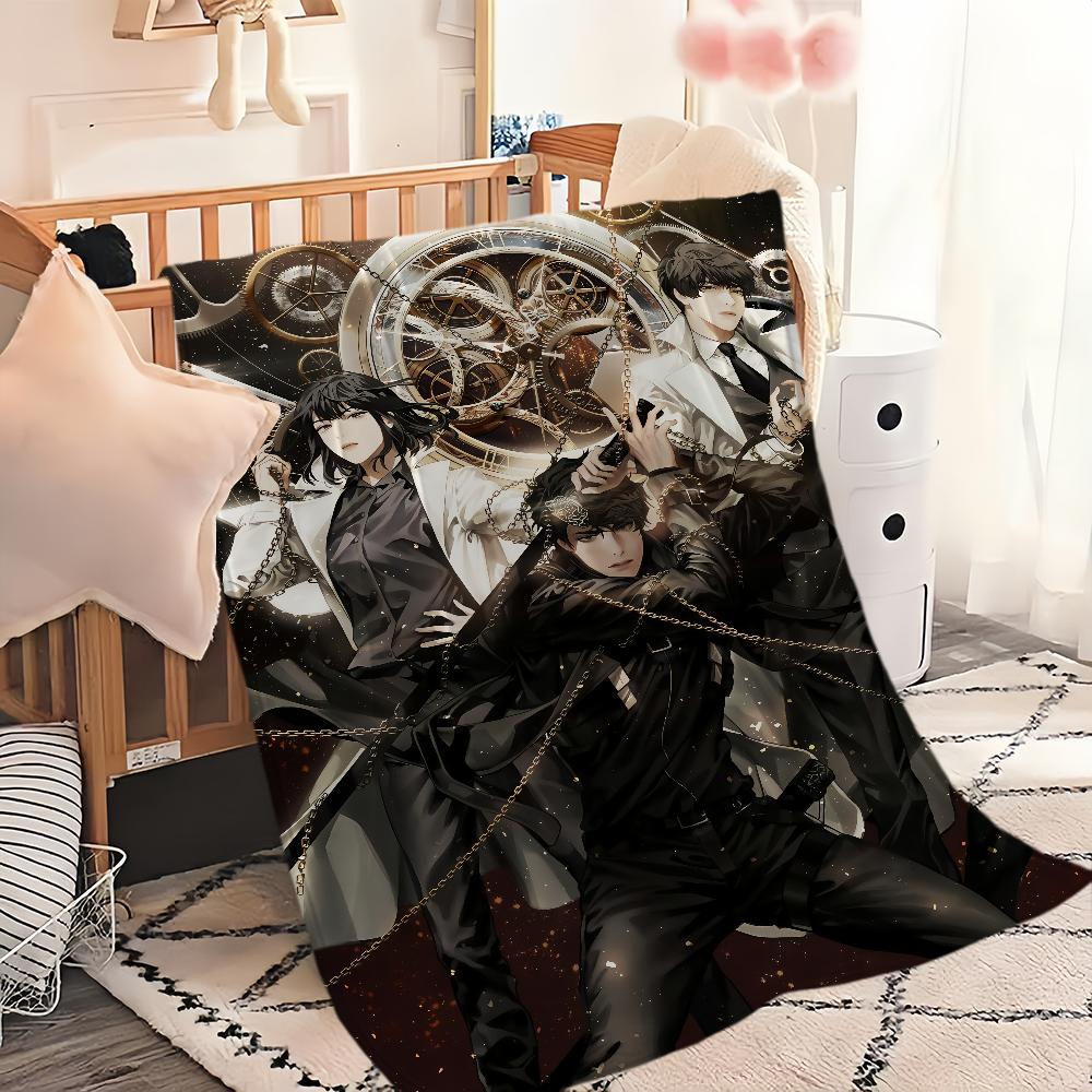 Anime O-Omniscient Readers V-Viewpoint Flannel Warm Comfort Soft Plush Blanket for Sofa Living Room Office Bedroom Travel Gift