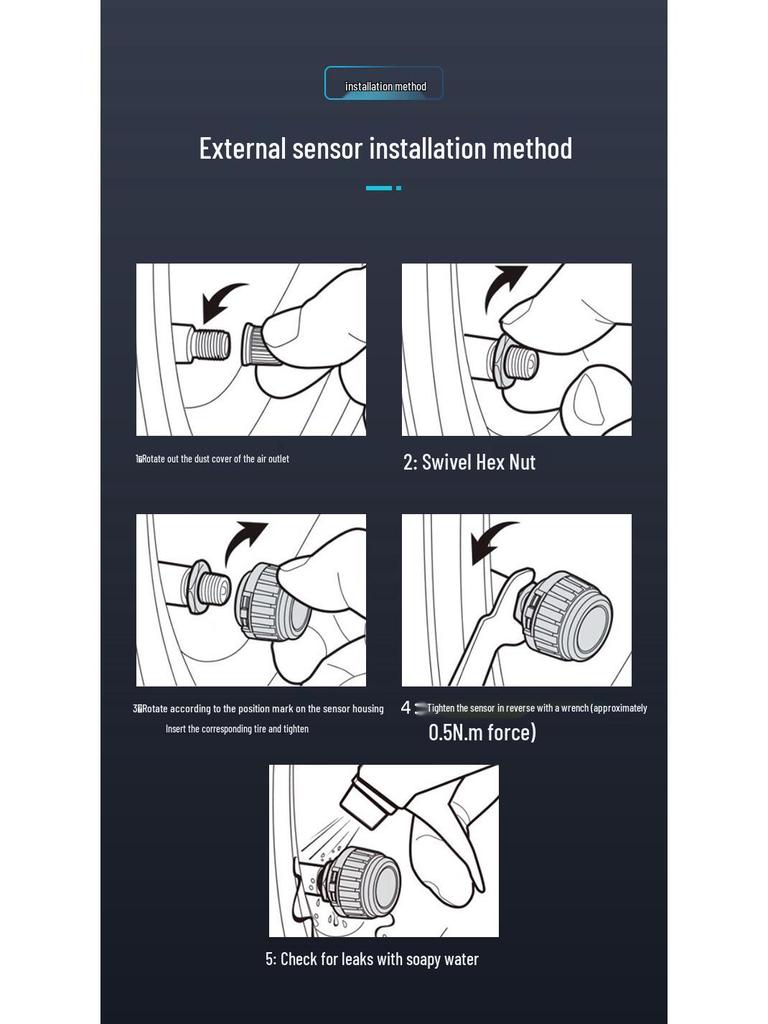 Cross-Border Car TPMS USB: Android Navigation & External Tire Pressure Monitor