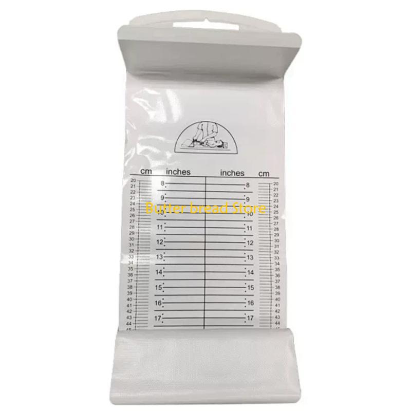 W89C Foldable Baby Height Measuring Mat, Infant Growth Tracking Mat Height Measuring Ruler for Monitoring Infant Baby Growth