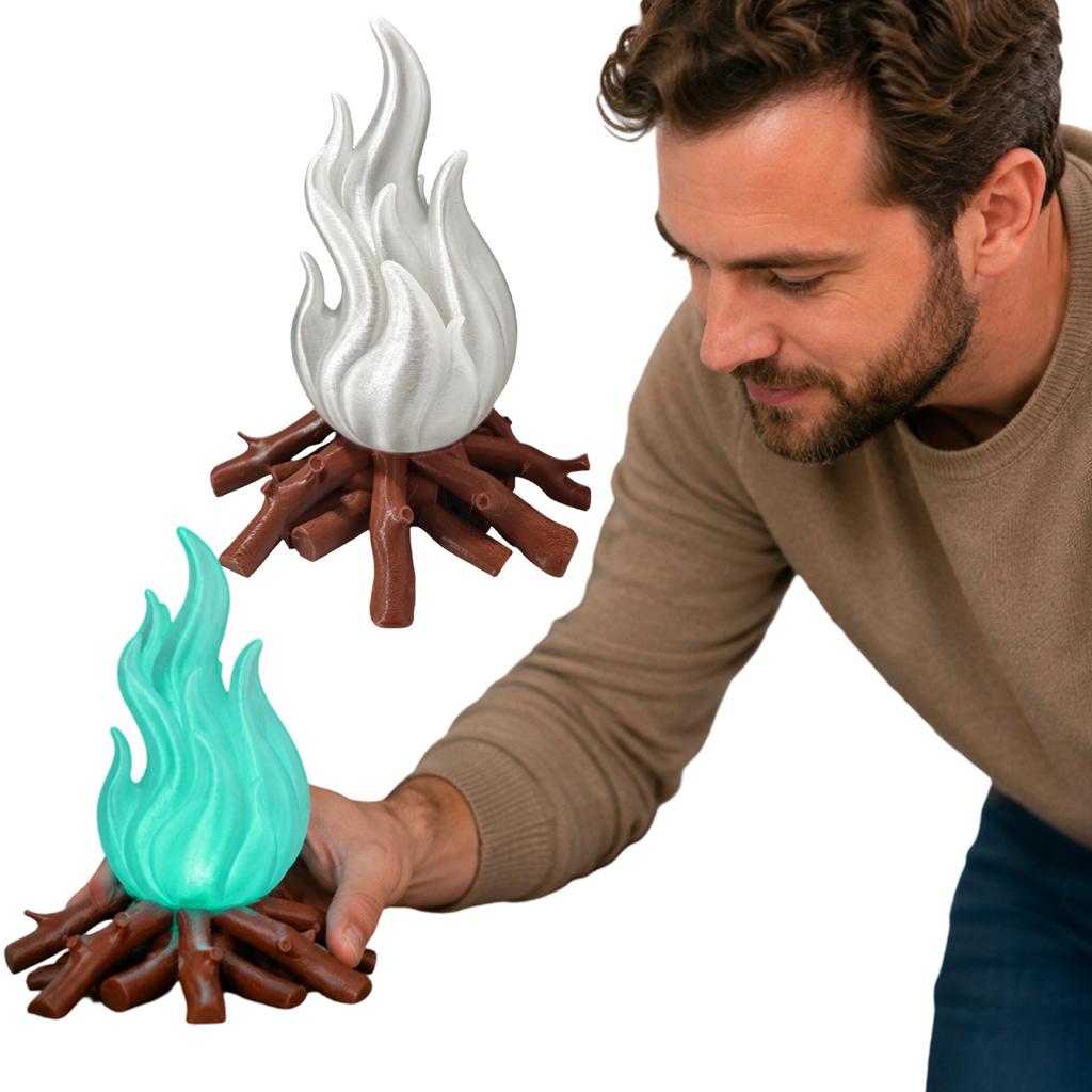 Flame Effect Lamp with Realistic Flickering Light for Home Decor and