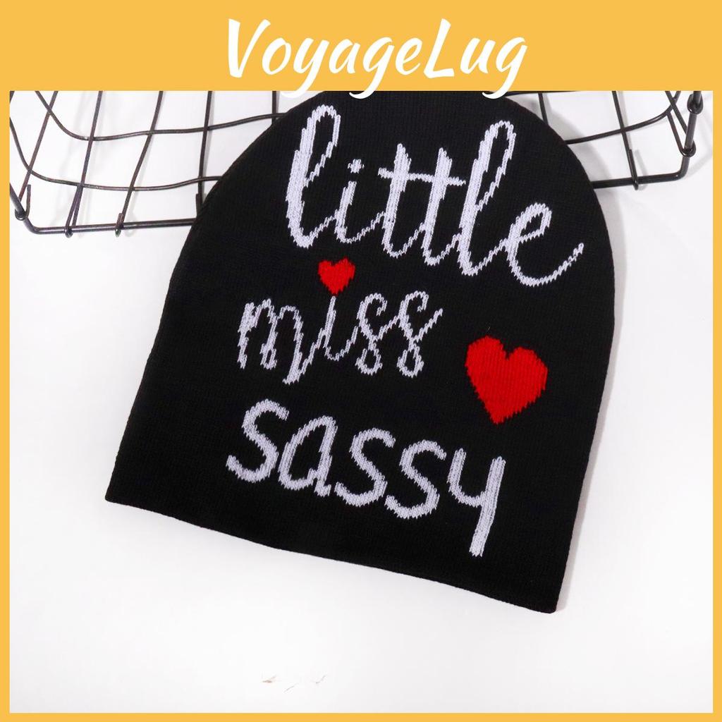 Knit Simple Letter Hat With Thermal Function For Daily Use Supplies Decoration