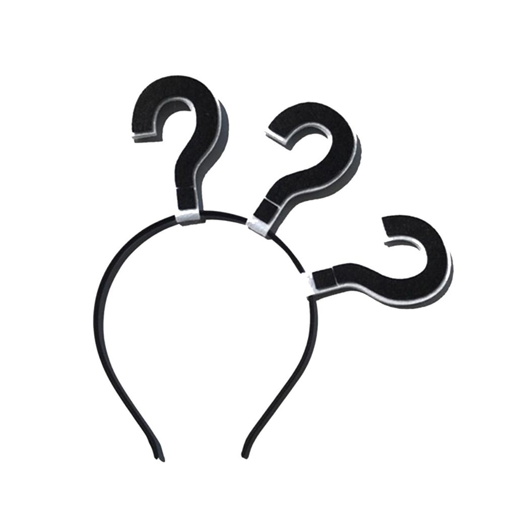 Novelty Prank Exclamation Mark Headpiece Prom Birthday Hairbands Fun Headwear Eye-catching Goof Hair Headwear