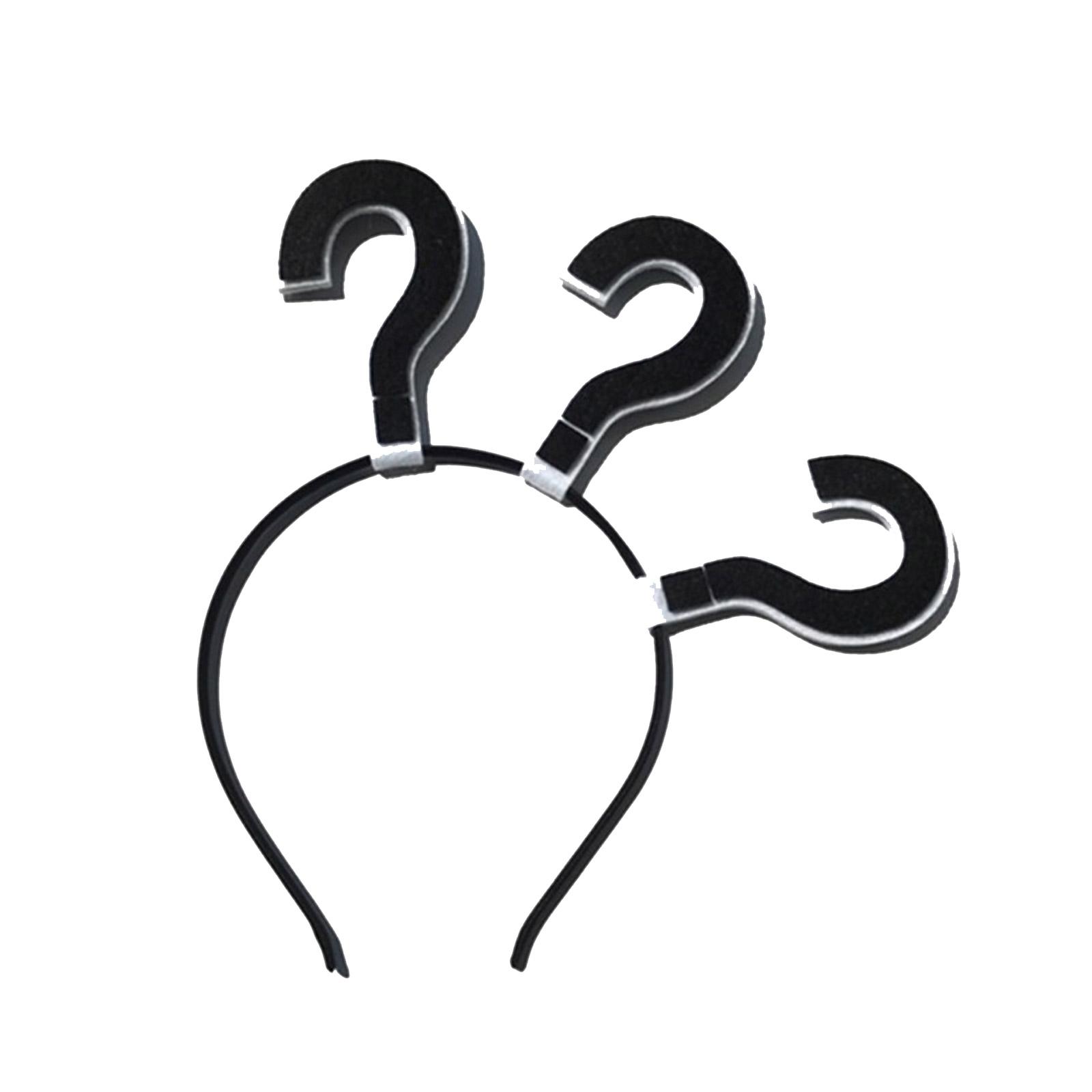 

Ободки для волос с восклицательным знаком Реквизит для фотобудки Привлекательная повязка на голову Головной убор для вечеринки Забавная повязка на голову для музыкального фестиваля A