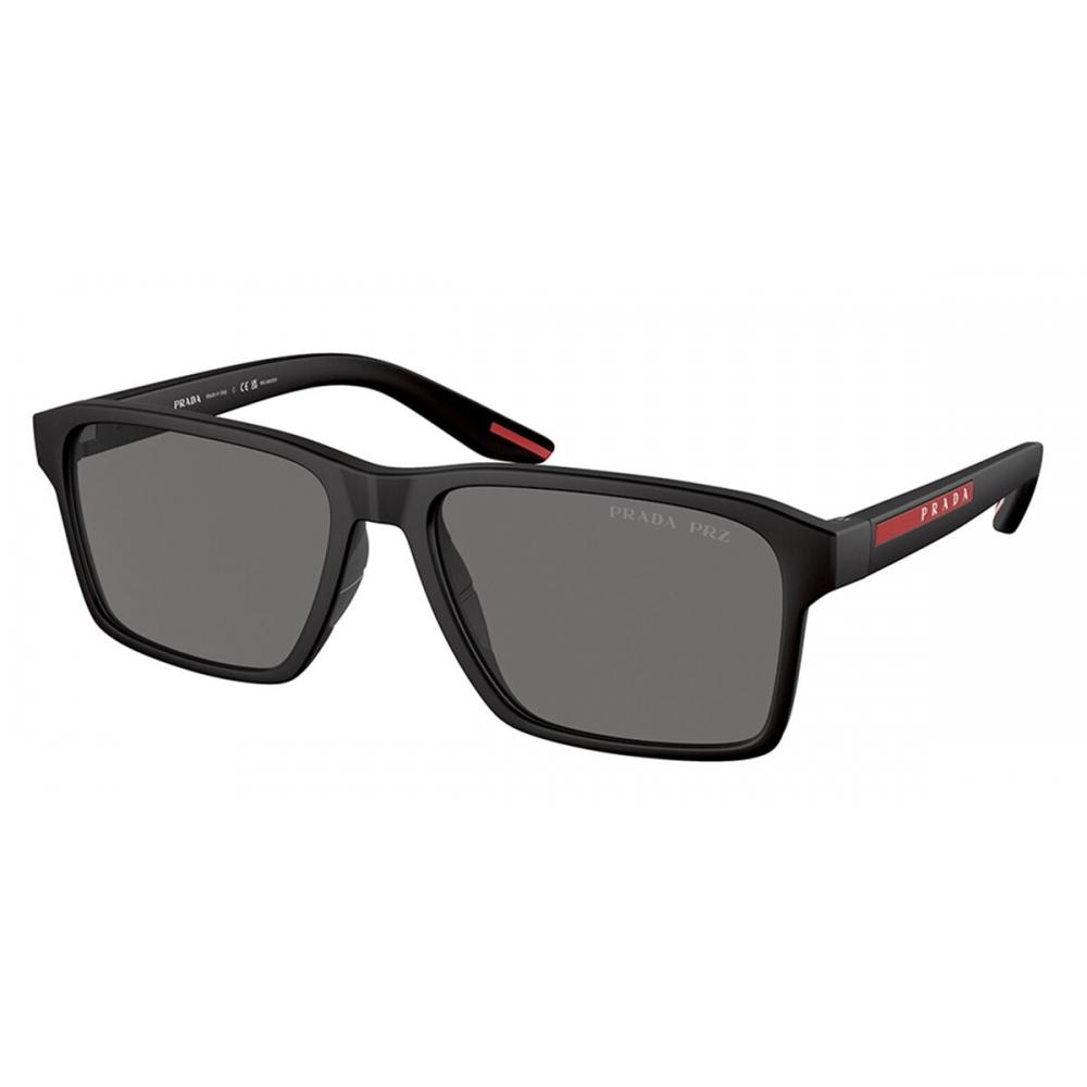 

Prada Linea Rossa Ps05ys Polarized Dg002g Men Sunglasses Matte Black/58