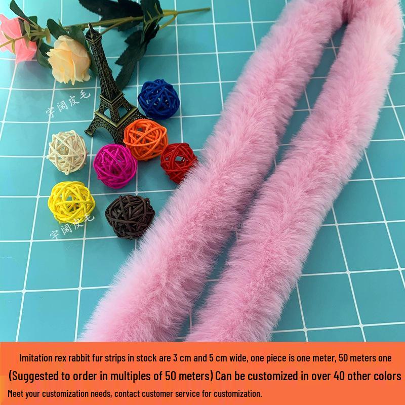 Imitation Rabbit and Mink Fur Strips: Autumn/Winter Cheongsam Accessories, Cuffs, Cape Trim