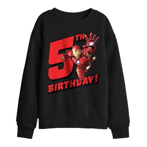 Iron Man Childrens/Kids 5th Birthday Sweatshirt