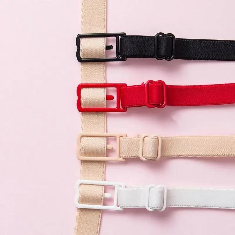 1-5 Stück Damen Verstellbarer BH-Trägerhalter All Match Unsichtbare Rutschfeste Schultergurte Gürtelschnallen Unterwäsche Lingerie Verlängerung