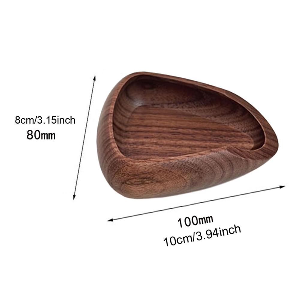 Coffee Bean Tray Wooden Bowl Espresso Measuring Container Display Material
