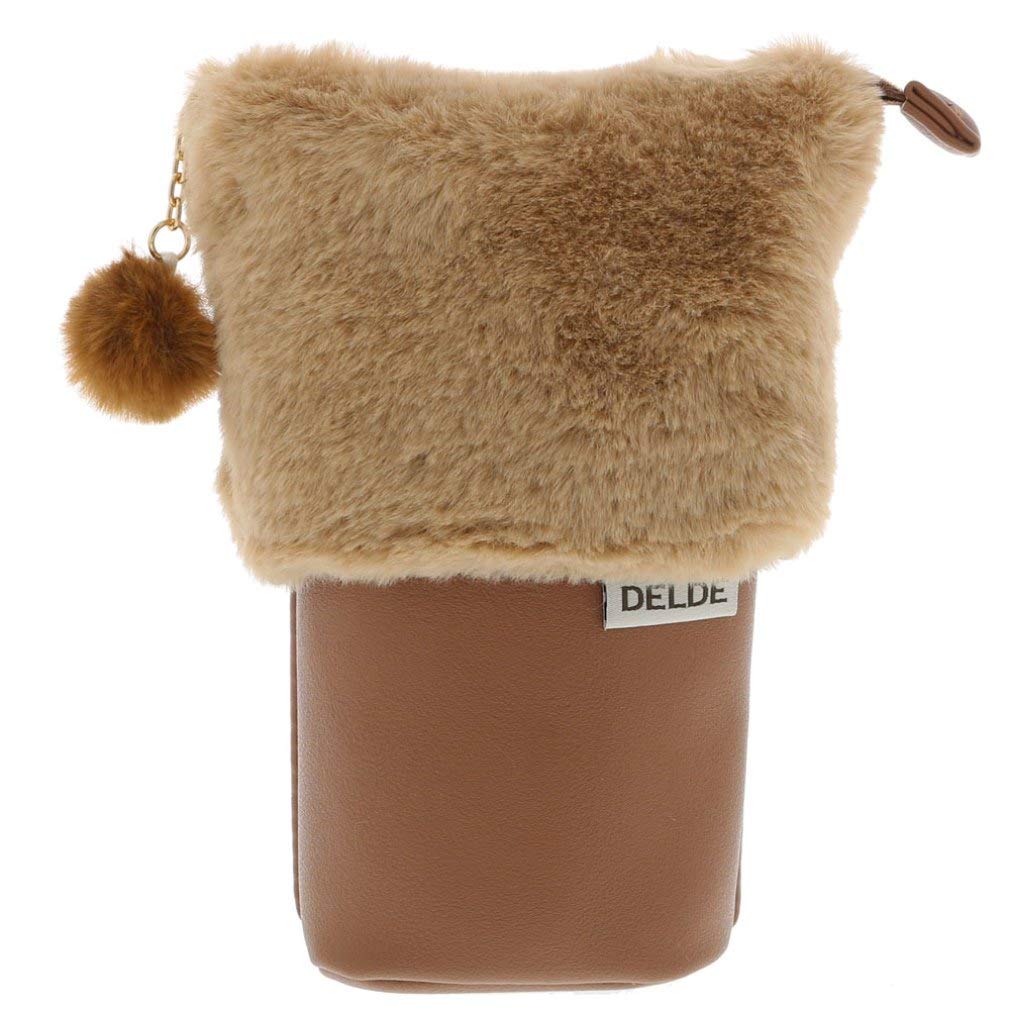

Sunstar Stationery Pen Pouch Delde Eco Fur Beche x Brown S1416820