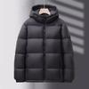 Down Jacket Women's Autumn and Winter New Hooded Windproof Lock Warm Commuter Simple Bread Jacket Versatile Thickened Warm Jacket