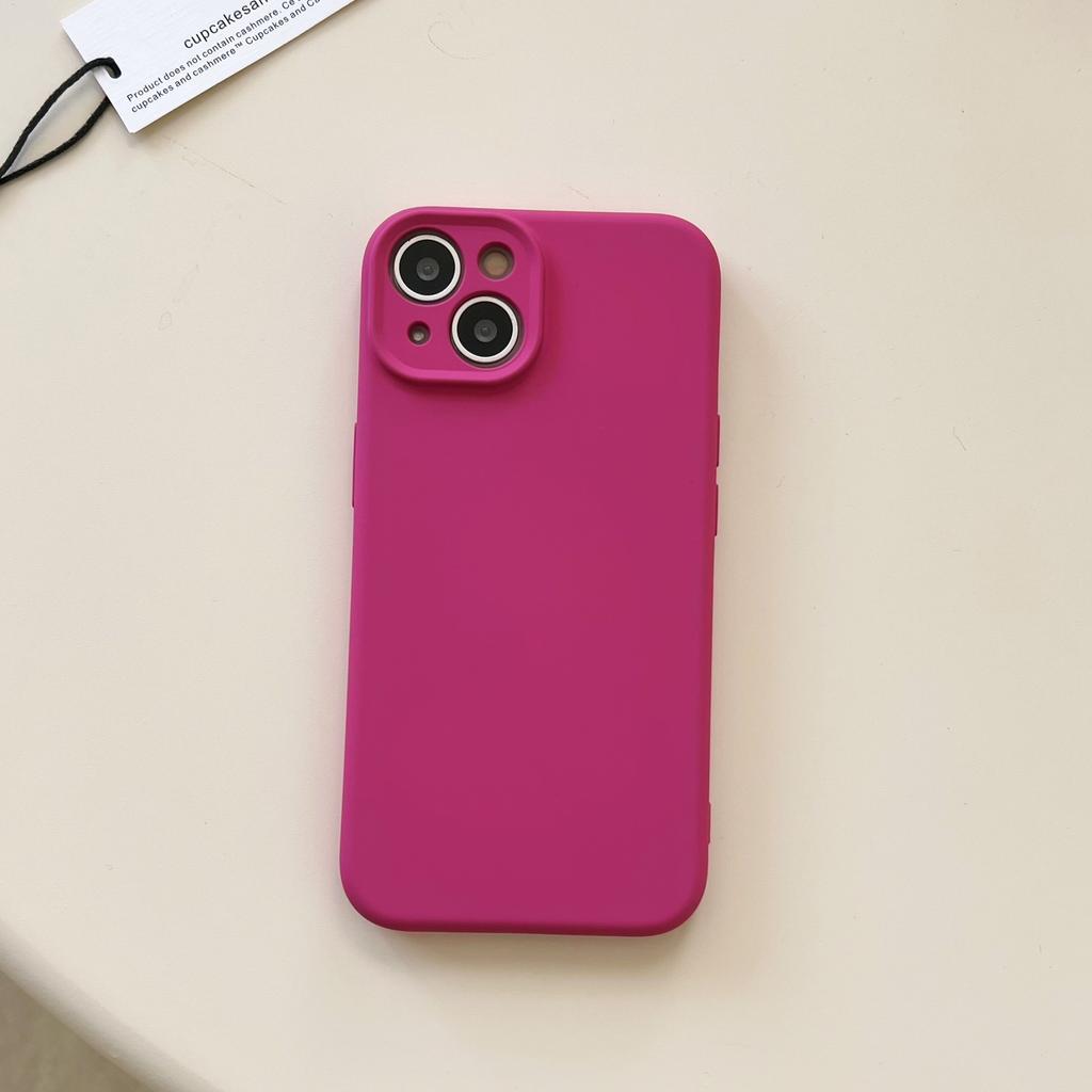 Etui na telefon For IPhone 17 Promax dla Apple 16 Płynny Silikon 14 Proste Jednolity Kolor 13 Odporne na Upadki Pokrowiec Ochronny