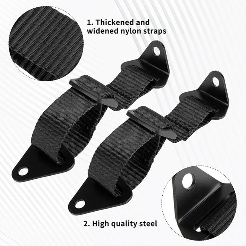 2PCS Black Limit Straps Fixed/Adjustable length Accessories UTV X3 Door Limiter Straps For Can-Am Maverick X3 2017-2023