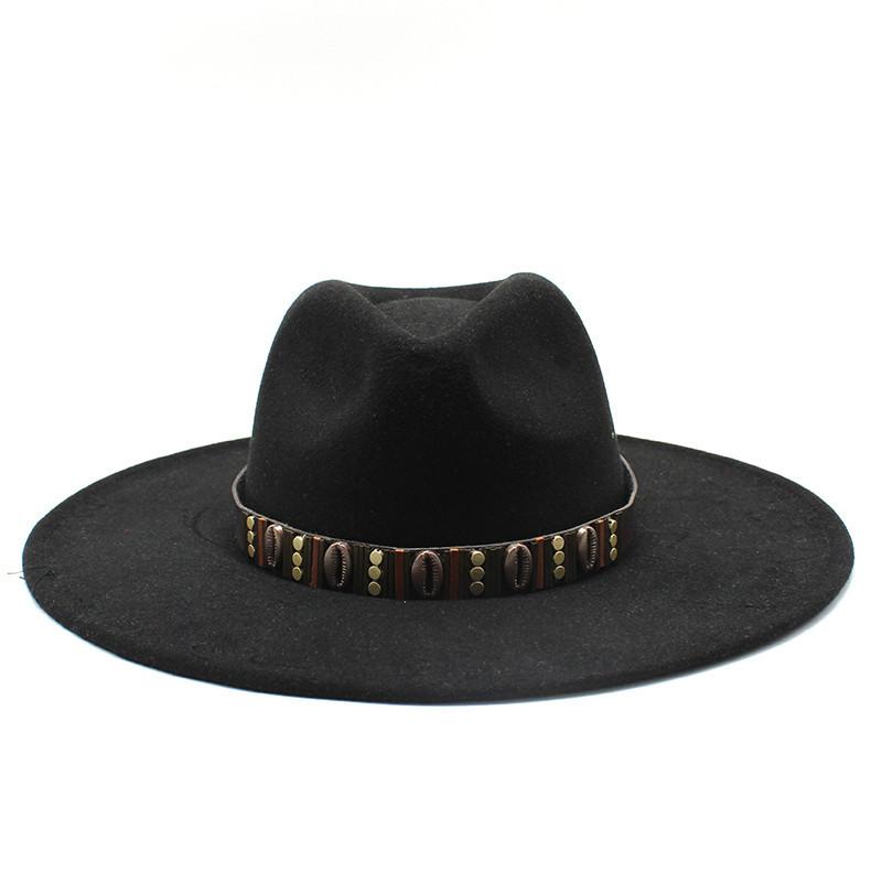 Men'S And Women'S Woolen Top Hats, Jazz Hats
