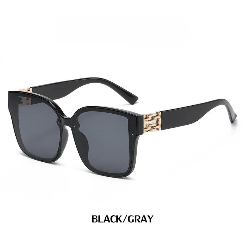 Oversized Square Sunglasses Vintage Cute Stylish Cateye Women Sunglasses Luxury Designer Branad Ladies Glasses Gradient Trend