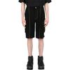 Feng Chen Wang Denim Shorts Men's Black Moderate FMS15ST08