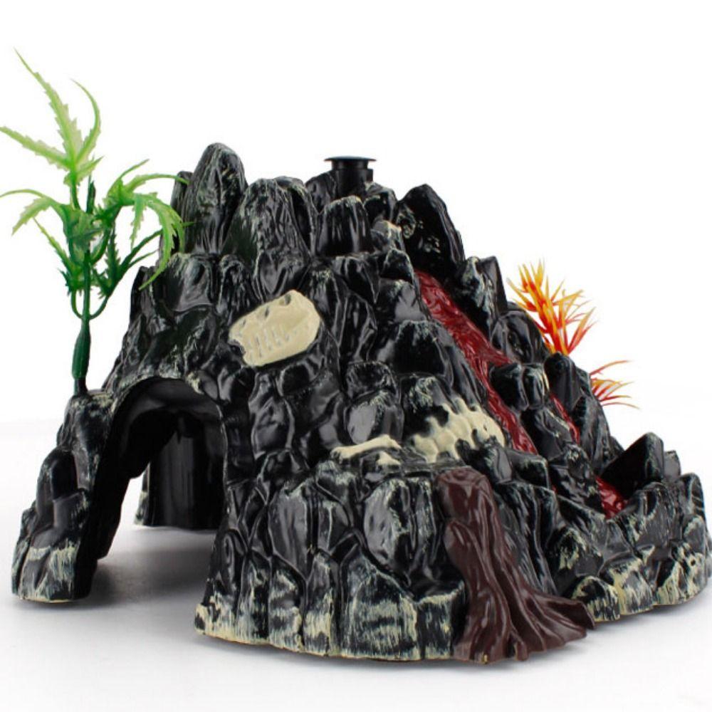 PVC Dinosaur Simulation Volcano Safety Material Volcano Simulation Scene Figure  Experiment Action