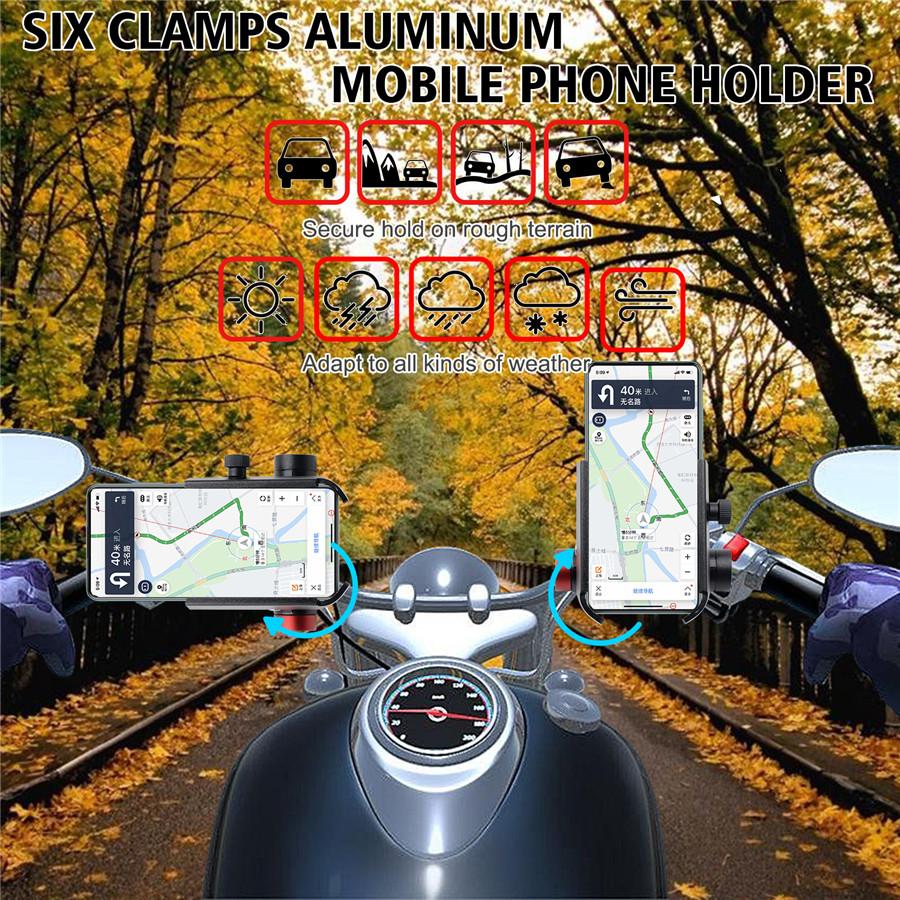 Electric Scooter Aluminum Alloy With Charging Treasure Mobile Phone Bracket