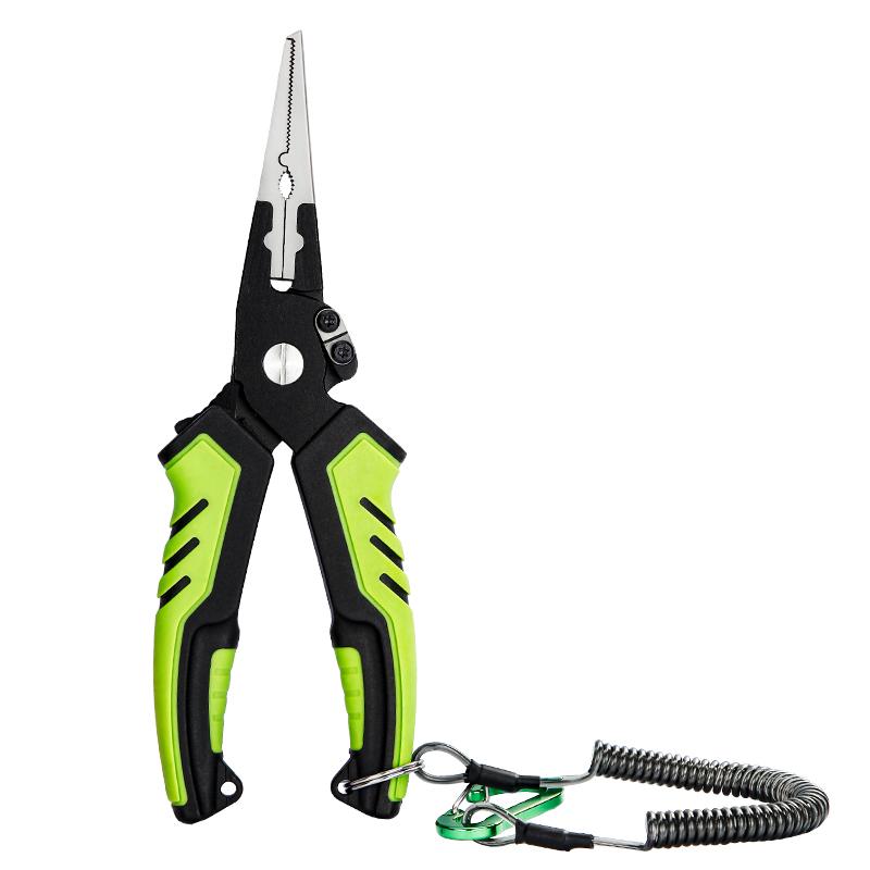 Selco Strong Multi Functional Fishing Pliers Hook Remover Split Ring Opener Line Cutter for Fish