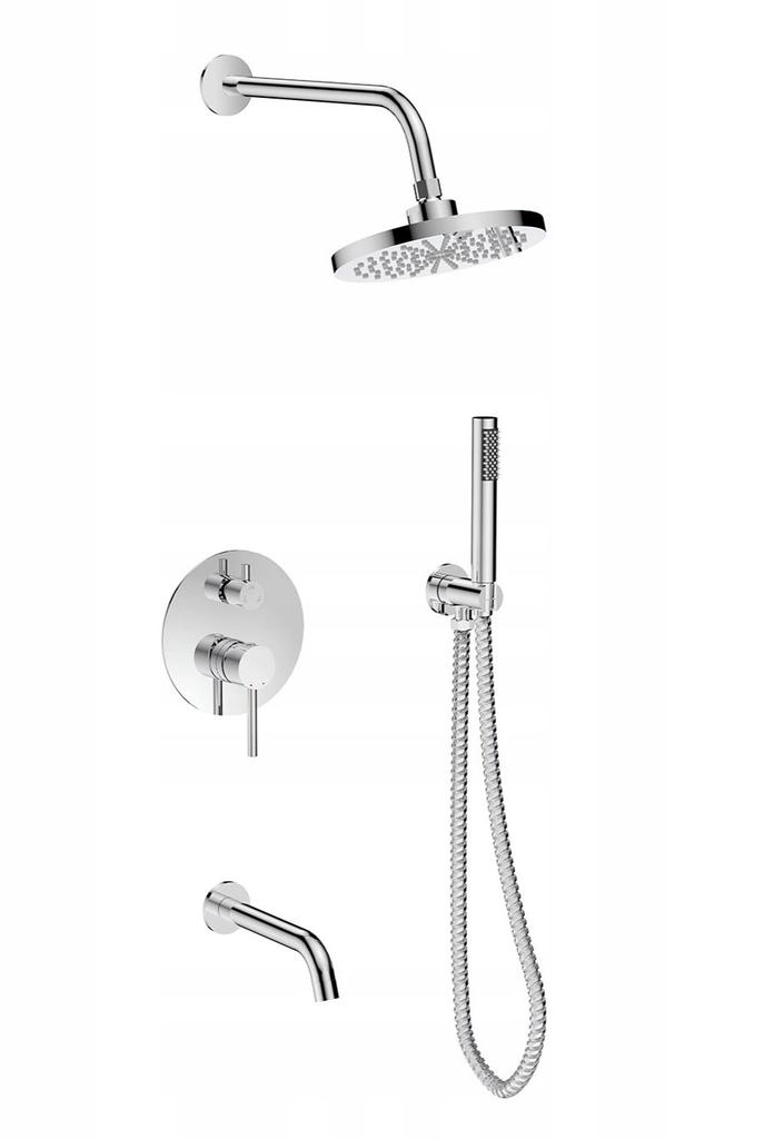 ASPIRA II graphite concealed shower set Besco