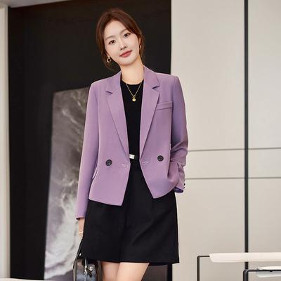 Fashion Short Suit Jacket Female Autumn Winter Autumn New Temperament Casual Temperament Suits
