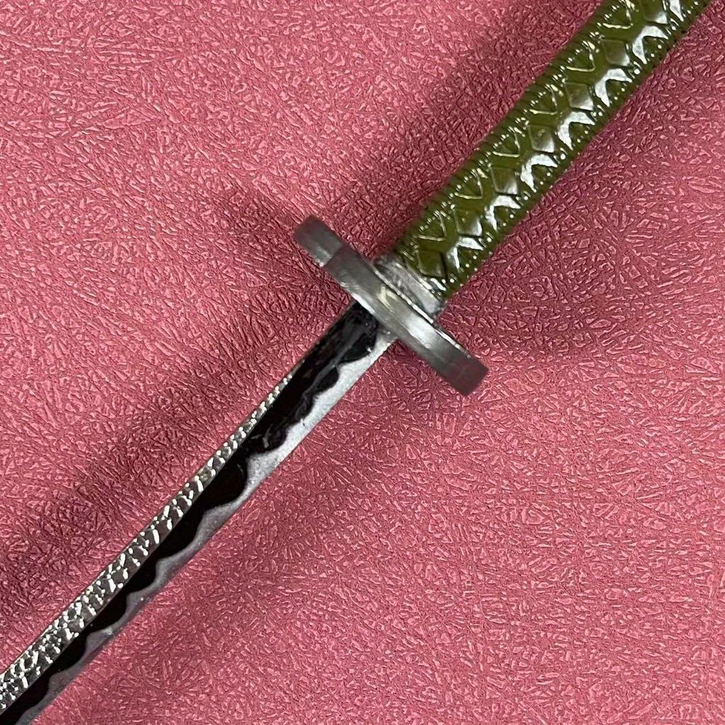8.6inch Mini Anime Elden Katana Moon Blade Ninja Knife Metal Sword Steel Real Size Japanese Katana  Original Samurai Sabre Toy