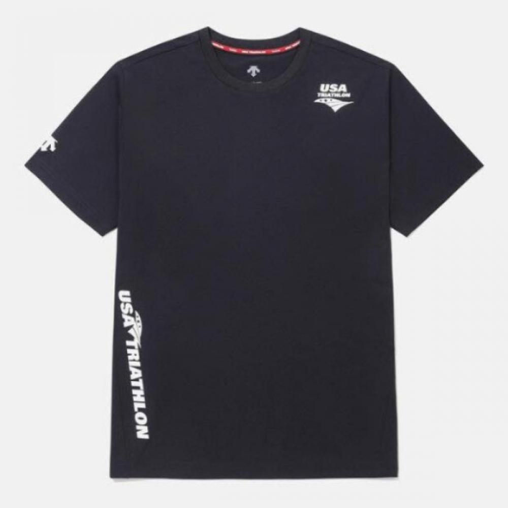 

Футболка с коротким рукавом DescenT Cqk Sq221iTs49 Blk Usat Graphic T shirT Black 100