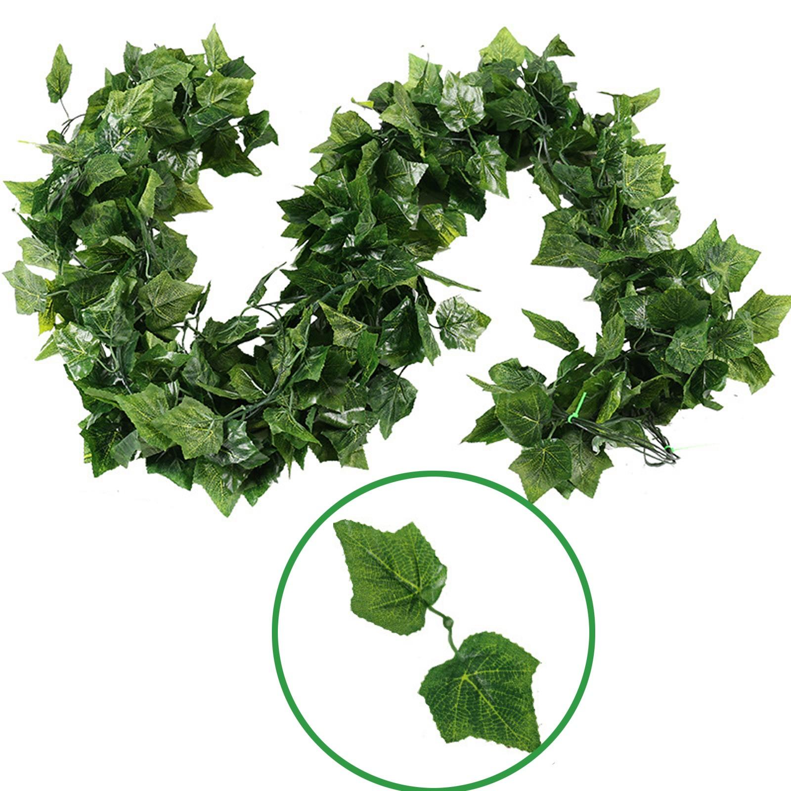 Fake Green  Rattan  Artificial Green  Leaves Artificial Lvy Vine Festival Deco
