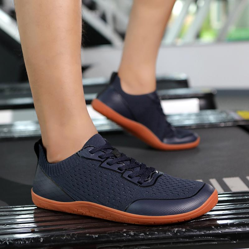 Mesh Wide Toe Casual Sneakers Light Breathable Cross-training Shoes Women Men Non-slip Walking Flat Shoes