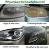 Auto Accessory Replace Transparent Lights Shell Headlight Housing Cover for BMW E60 E61 5 Series 520 523 525 530i 2004-2007