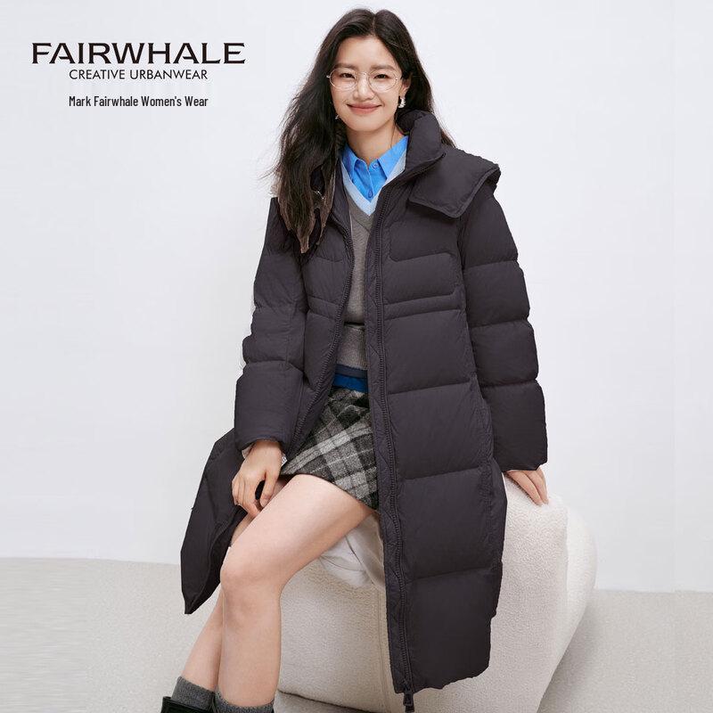 

Mark Fairwhale Women s 2025 Winter Long Hooded Down Jacket L