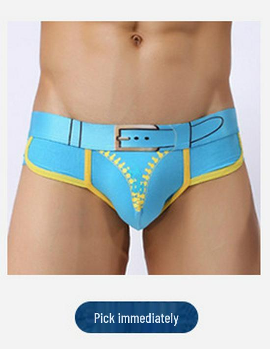 Men's European & American Pure Cotton Long Boxer Briefs - Plus Size Fitness Trunks