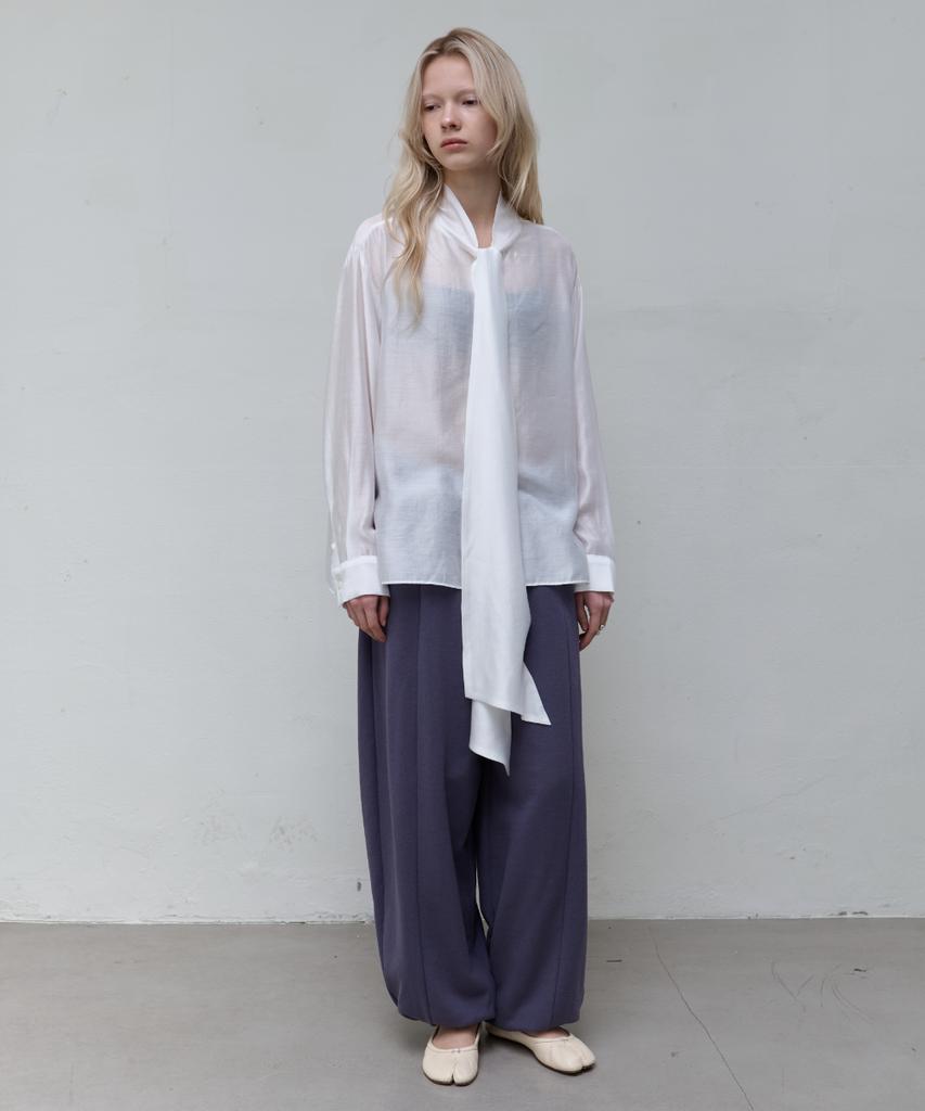 Seolan Boucle Jogger Pants_Purple