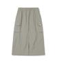 SNOWPEAK APPAREL Cample Flare Skirt (S25Swcsk11) Fog Gray
