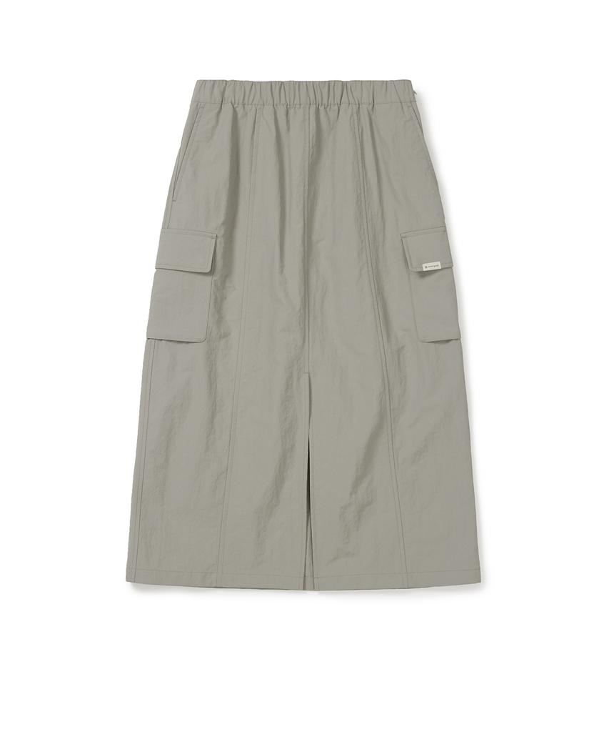 SNOWPEAK APPAREL Cample Flare Skirt (S25Swcsk11) Fog Gray