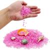 Aquarium Fish Tank Gravel 1 Pound High Luster Crushed Glass for Aquarium Decorations Vase Filler.