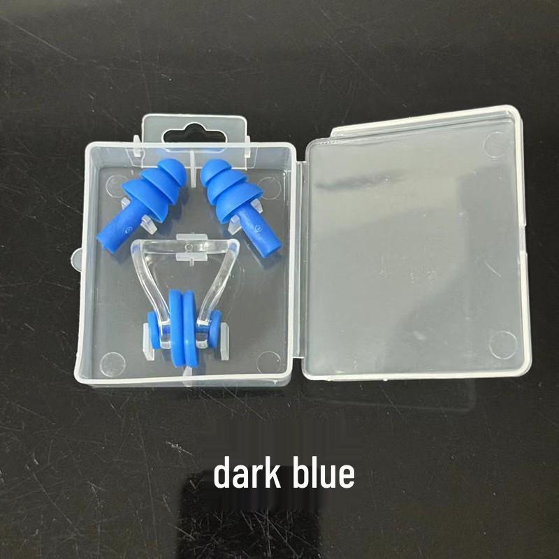 Nose Clip & Earplugs Set for Swimming - Soft Silicone, Waterproof, Universal Fit for Adults and Children