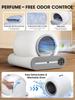 Tonepie 65L Automatic Smart Cat Litter Box Self Cleaning Fully Enclosed Cat Litter Box Pet Litter Tray
