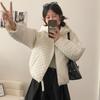 Pinghu down jacket small rhombus down jacket women's short winter fashion light casual top