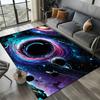 Starry Night Nebula Universe Pattern Carpet Non Slip Floor Mat for Living Room Bedroom Home Decor Large Area Rug Man's Cave