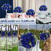 6Pcs Artificial Flowers Centerpiece Table Decorations Rose Ball for Weddding Floral Arrangements Bouquet for Party Home Decor