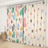 Fresh Floral Curtain Cloth Bedroom Living Room Balcony Blackout Curtain Office Hotel Heat Insulation Curtain