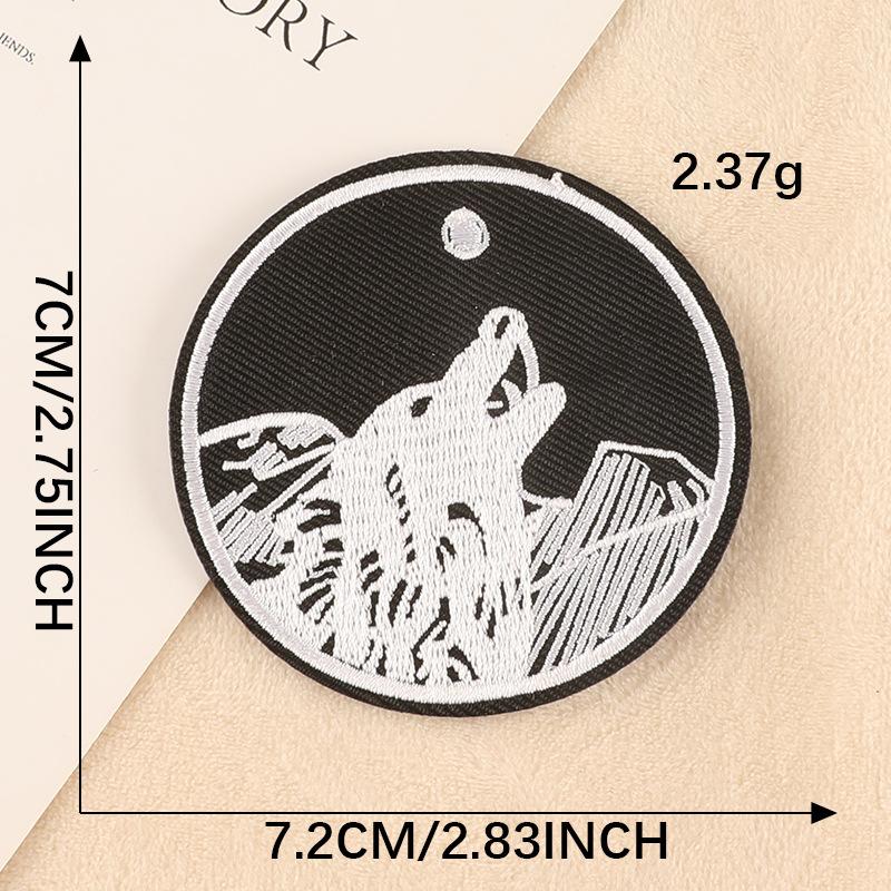 

Вышивка Вышитая наклейка Круглый значок Аксессуары для одежды Наклейка на ткань Наклейка на ткань Аксессуары Наклейка на ткань 1