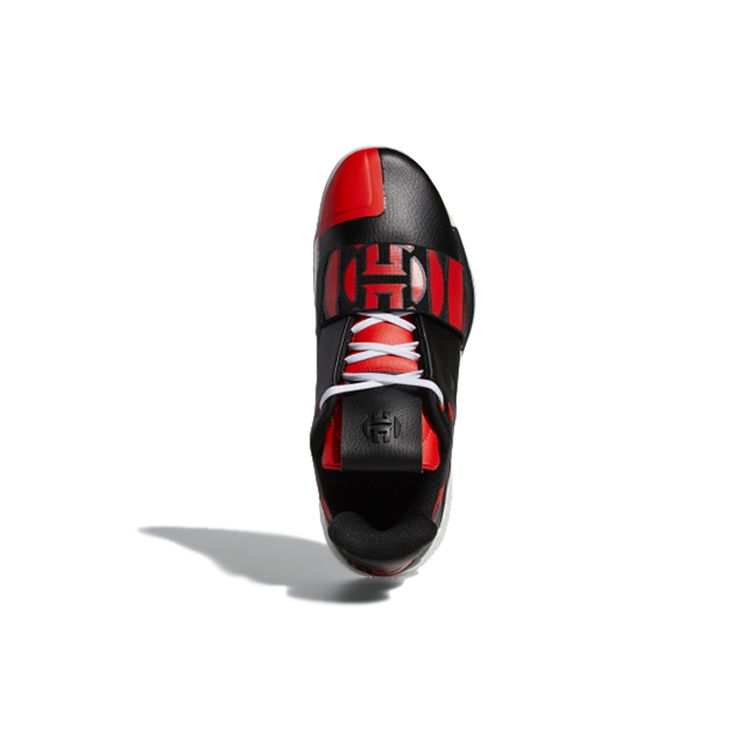 Adidas Harden Vol.3 Geek Up Leather Cushioning Non-Slip Low-Top Basketball Shoes Men sneaker Black Red G54771
