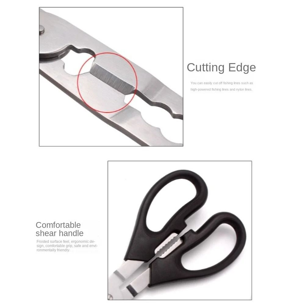 Catch Fish Fish Crab Grabbing Clamp Stainless Steel Fishing Tongs Gripper  Fishing Tool