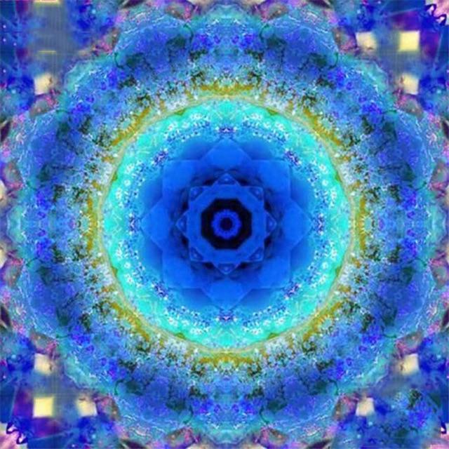 Pătrat complet rotund rășină peisaj pictură cu diamant flori mandala bricolaj diamant broderie imagine strasuri artizanat cadou de artă