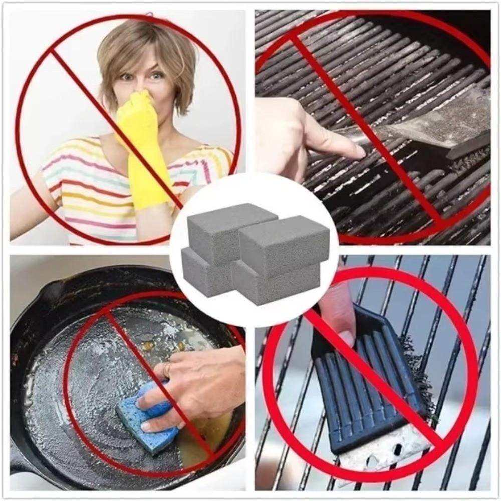 Cuttable Pumice Cleaning Stone Grey Grill Cleaning Brick New BBQ Grill Cleaning Brush Brick Block