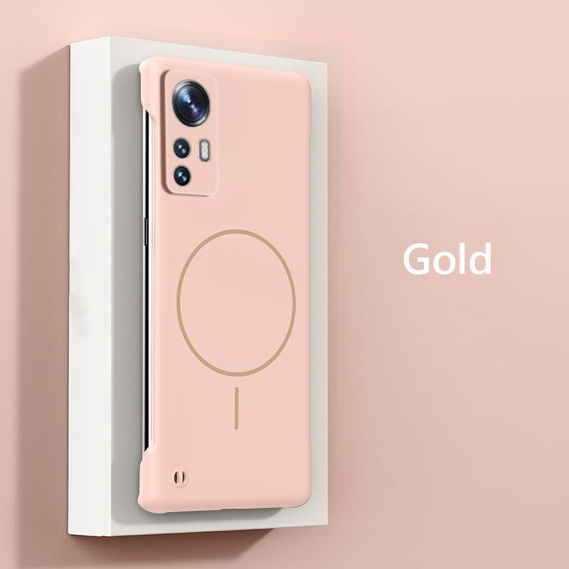 

For Magsafe Frameless Magnetic Wireless Charging Phone Case For Xiaomi 12 Pro 12X Xiaomi12 Pro 5G Slim Hard Back Cover Xiaomi 12 Pro