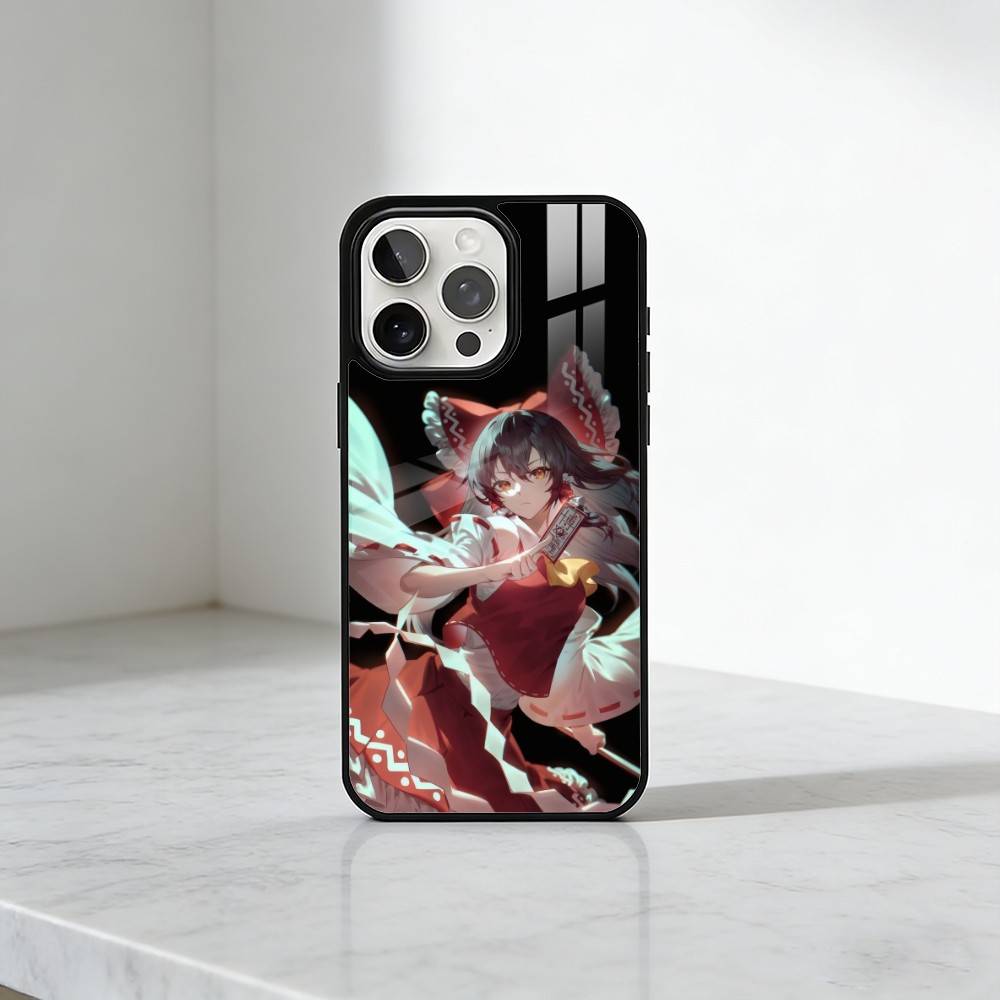 

Hakurei Reimu Touhou Phone Case For iPhone17,16,15,14,13 Plus,Pro Max Magnetic For Magsafe Wireless Charging iPhone14